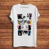 Męskie koszulki Tanjirou Zenitsu Nezuko iNosuke Demonslayer Eyes Funny Anime Tshirt Men Nowe białe homme swobodne krótkie koszulka unisex streetwear t230103