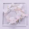 Headpieces Net Yarn Flower Pearl Headboard Fairy Headband Bridal Accessories