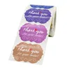 Gift Wrap 250pcs "Thank You For Your Order" Sticker Store Label Package Box Sealing Business Decorative