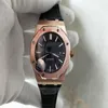 Fornitore della fabbrica Orologi da polso di alta qualità più venduti Movimento automatico in oro rosa da 42 mm Orologio da uomo in acciaio inossidabile con quadrante nero Watc341l