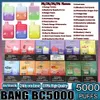 Original Bang BC5000 Disposable Mesh Coil 24 Flavors E Cigarettes Kit 5000 Puffs 13ml 650mAh Rechargeable Vs Elf Box