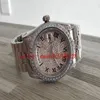 Продать роскошные модные часы Unisex 36 мм 118346 День Дата Президент Роман Дейл Азия Автоматический механический унисекс платиновый диамон191J