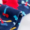 Chaussettes pour hommes Est haute qualité coton hommes heureux mode coloré Art forêt modèle série longue chaussette rue Skateboard