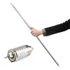 Rekvisita som dyker upp Cane Metal Silver Magic Stick Wand Magic Tricks Close Up Illusion Silk to Wand Magic Props Kid Gift2703