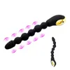 Artículos de belleza Anal Beads USB Recargable Butt Plug Vibrador juguetes sexy para principiantes Bolas Hombres Masajeador de próstata