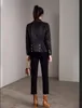 Nowy projekt 2023 moda damska ocieplana bawełną kurtka krótki stylowy płaszcz z kieszenią DM614F260 rozmiar S-XXXL