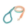 Colliers pour chiens Laisse Corde antidérapante durable Collier à boucle réglable Supporte confortablement les chiens de grande taille et de taille moyenne les plus puissants