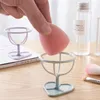 Förvaringslådor Makeup Sponge Powder Puff Rack Beauty Drying Stand Holder Bracket Box Organizer Shelf Tool