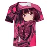 Herren T-Shirts Sword Art Online Yuki Asuna 3D T-Shirts Männer Frauen T-Shirts Kurzarm Tops SAO Kirito Kirigaya Kazuto Lustige Sommer-T-Shirts