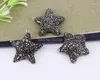 Pendant Necklaces 5pcs Crystal Rhinestones Star Beads Charm Gem Stone For Jewelry Making