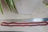 Hänge halsband mode röda korall sten runda pärlor 10 mm smycken halsband