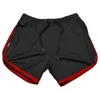 Running Shorts 2023 Men's Sports Gym Athletic Middle Trousers Elastic Band Man Soft Cotton Blend