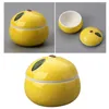 Placas 1pc Molho de lanche laranja prato pires de pires de tabela de mesa de mesa japonesa de estilo japonês soja (amarelo)