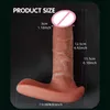 Brinquedos sexuais massageador enorme realista vibrador vibrador simulação pênis 3-frequência telescópica vaginal brinquedos butt plug estimulador de próstata adulto