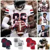 American College Football Wear Thr Arizona Wildcats Camisa de futebol NCAA College Rob Gronkowski Nick Foles Khalil Tate Brightwell J.J. Taylor Cunningham Berryhil