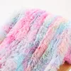 Blankets XC USHIO Super Soft Long Faux Fur Coral Fleece Blanket Warm Elegant Cozy With Fluffy Sherpa Throw Bed Sofa Gift