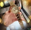 Círculo popular Anillo de diamantes Relojes Mujer atmósfera negocio suiza Japón Movimiento de cuarzo Cinturón de acero inoxidable fino Pulsera agradable Reloj de pulsera