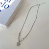 Ketens houden van hanglagige ketting vrouwelijke ins trend hiphop punk hoodie trui ketting mode voor vrouwen Koreaanse sieraden