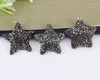 Pendant Necklaces 5pcs Crystal Rhinestones Star Beads Charm Gem Stone For Jewelry Making