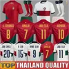 22 23 Portuguesa JOAO FELIX Soccer Jerseys RUBEN BRUNO BERNARDO RONALDO FERNANDES Portugieser 2022 Maillot de football de l'équipe nationale portugaise Hommes Kit Enfants DIOGO J.