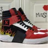 SS23 Arrive Sneaker-Platform Mens SS1798 Top Stars Layer Leather of Rivet Casual Men Shoes EUR38-45 hm05438