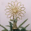 Decorazioni natalizie Star Tree Toppers Decorazione Topper Top affascinante a più punte per decorazioni stagionali
