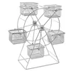 Plates Ferris Wheel Rotating Snack Rack French Fries Chicken Nuggets Basket Gourmet Box Bar KTV Dim Sum Display Stand