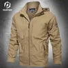 Outdoor Jackets Hoodies Men Outdoor Windproof Jacket Windbreaker Coat Hiking Rain Camping Fishing Tactical Male Clothing Breathable Jackets Plus Size 0104