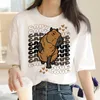 Męskie koszulki Capybara T Shirt Men Harajuku Japończyka designerka T Shirt Male Streetwear Comic Y2K Odzież T230103