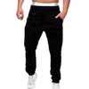 Qnpqyx Casual Men Joggers Pants Solidne cienkie spodnie dresowe męskie spodnie wielorakiejne spodnie sportowe