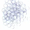 Kroonluchter kristal topkwaliteit 50 stks 12 mm chroom roestvrijstalen jump ringen gordijnaccessoires hangende hangers octagon kralen connectoren