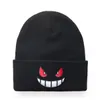 Caps unisex vinter utomhus beanie för barn stickad gengar huva hatt för barn avslappnad utanför halloween hattar gc1871