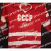 College Hockey Wears Thr 402 Fetisov URSS CCCP Maillots de hockey russes 20 Vladislav Tretiak 17 Kharlamov Réplique Russie maillot vintage brodé