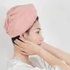 Toalla Ma'am Magic Microfibra Hair Secador de secado rápido Baño Wrap Hat Quick Cap Turban Dry