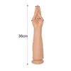 Itens de beleza gigante touch de mão longa plugue anal com otário de simulação braço de simulação fisting buttplug g-spot masturbador sm produto erótico adulto sexy