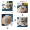 Accessoires pour cheveux Printemps Automne Chapeaux de seau pour enfants Dessin animé girafe Chapeau de soleil Filles Garçons En plein air Plage Camping Casquette de pêche Casual Panama