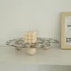 Boîtes de rangement Savon Nordique Étui En Plastique Morandi Couleur Savons Support Cas Plaque Plat Plateau Bijoux Organisateur Maison Salle De Bain Décor