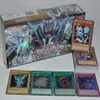 Yugioh 100 Piece Set Box Holographic Card Yu Gi Oh Anime Game Collection Card Children Boy Children's Toys 220808321V
