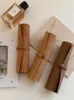 Bekijk dozen Korea Mat Leather Organizer Case Portable Travel voor Apple Strap Band Storage Bag Watchband Bouch Bouchs