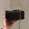 CC бренд Cross Body Learn Mini Black Patent Leather Squilted Bacd