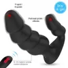 Artículos de belleza, vibrador remoto inalámbrico de 9 modos, juguetes sexys para hombres, masajeador de próstata, tapón Anal, cola giratoria, carga USB para adultos