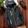 Outdoor Jackets Hoodies 2021Men Herfst Dunne Outdoor Jacket Waterdichte jas Outwear Wind Breaker Reflecterend artikel Jackets voor mannen Rain 0104