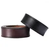 Cinture Pelle bovina Casual Artigianale Cintura in pelle di ricambio fai-da-te Cintura da 3,5 cm Cintura classica non porosa
