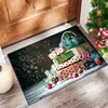 Carpets Snow Decor Kitchen Rug Let It Christmas Winter Holiday Party Floor Mat Home Decoration Remnants