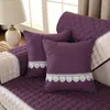 Fundas para sillas, funda de sofá seccional de algodón rosa sencilla y elegante, sofá Universal para las cuatro estaciones, funda de almohada con respaldo para sofás