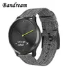 Canvas Nylon Watchband for Garmin Vivoactive 4 4S Venu Luxe Style Vivomove 3 3S HR Quick Release Strap Watch Band2602