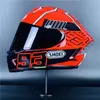 Patins Casques X14 X Quatorze X Spirit 3 Marquez 4 Moto Intégrale Red Ant Riding Motocross Racing Motobike 230104