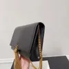 5A qualité classique gland fourre-tout sac à bandoulière embrayage métal logo chaîne sacs à bandoulière luxe Designer enveloppe en cuir sacs à main sacs à main hommes femmes portefeuille Hasp sac de voyage