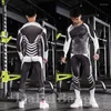 Men's Tracksuits Men Sportswear Compression Sport Suits Quick Dry Running Sets Clothes Joggers Training Gym Fitness Jacket Set