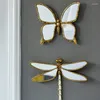 Decoratieve beeldjes Wanddecoratie Hanger Hars Libel Ornamenten Vlinder Achtergrond Dierenelementen Retro Woonkamer